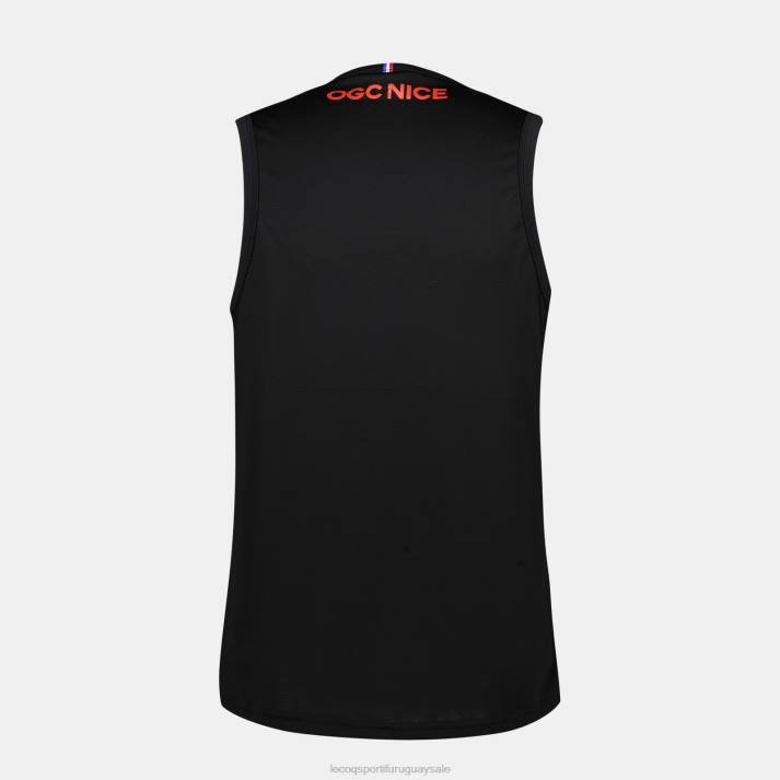 ropa XFVP207 hombres Le Coq Sportif chaleco negro