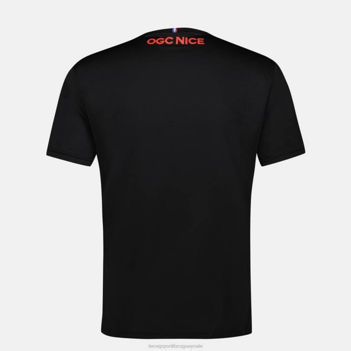 ropa XFVP208 hombres Le Coq Sportif camiseta negra