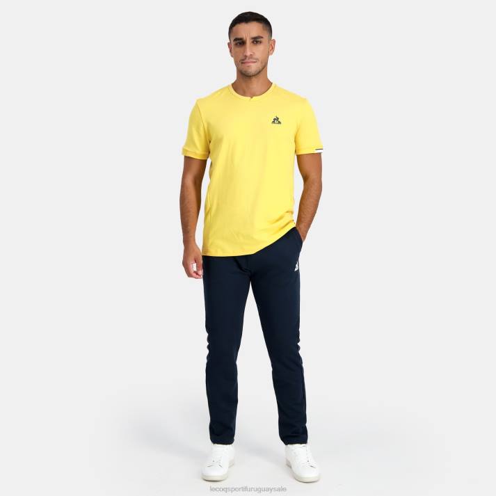 ropa XFVP211 hombres Le Coq Sportif camiseta amarilla