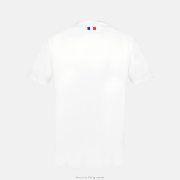 ropa XFVP215 hombres Le Coq Sportif camiseta blanca