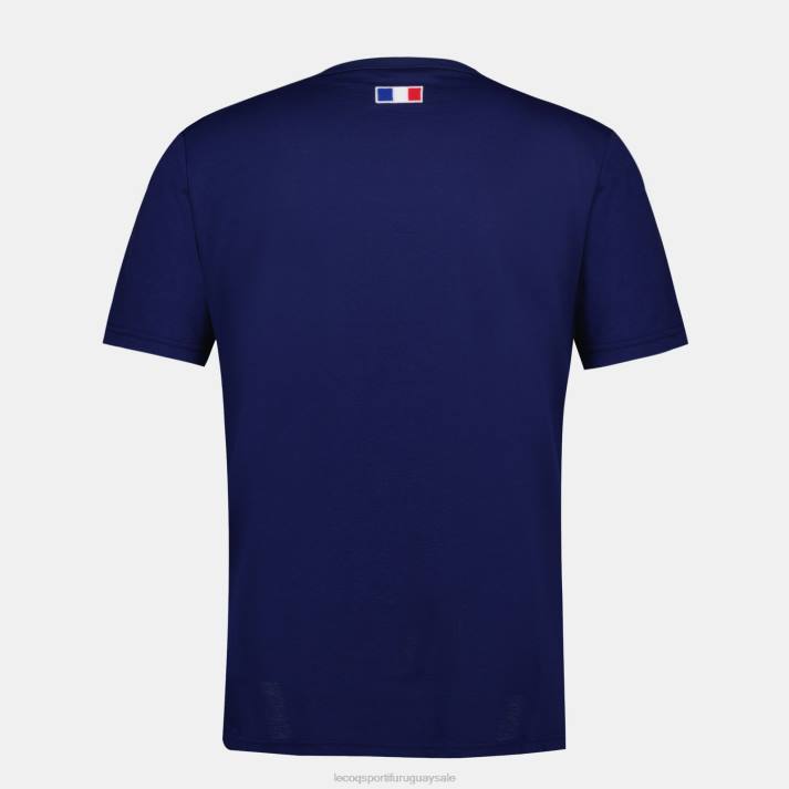 ropa XFVP216 hombres Le Coq Sportif camiseta azul
