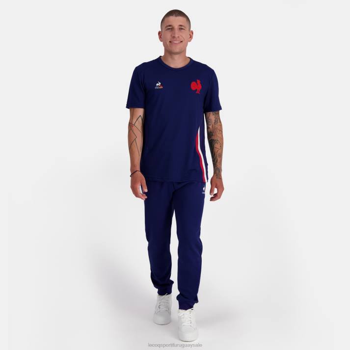ropa XFVP216 hombres Le Coq Sportif camiseta azul