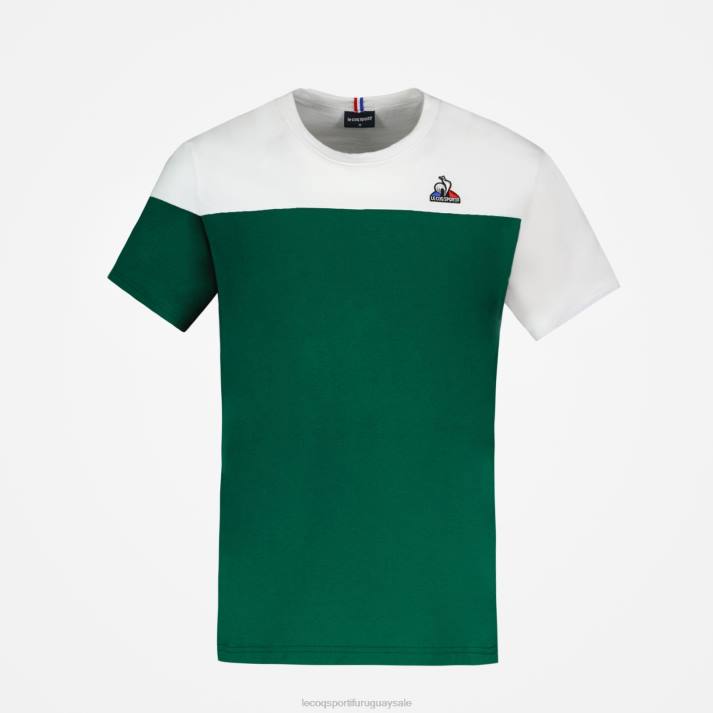 ropa XFVP447 hombres Le Coq Sportif camiseta verde