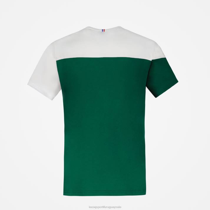 ropa XFVP447 hombres Le Coq Sportif camiseta verde