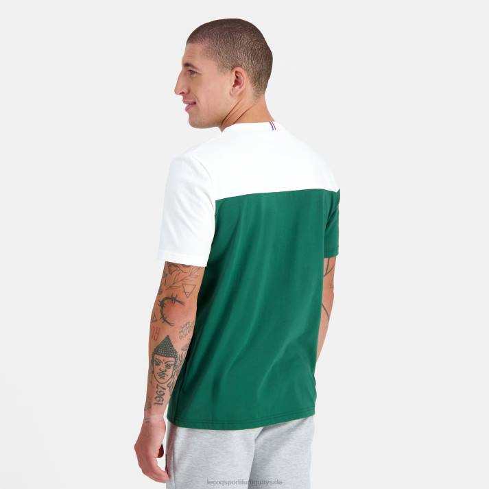 ropa XFVP447 hombres Le Coq Sportif camiseta verde