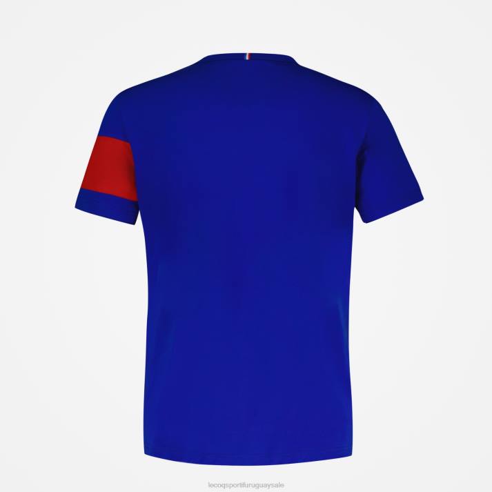 ropa XFVP457 hombres Le Coq Sportif camiseta azul