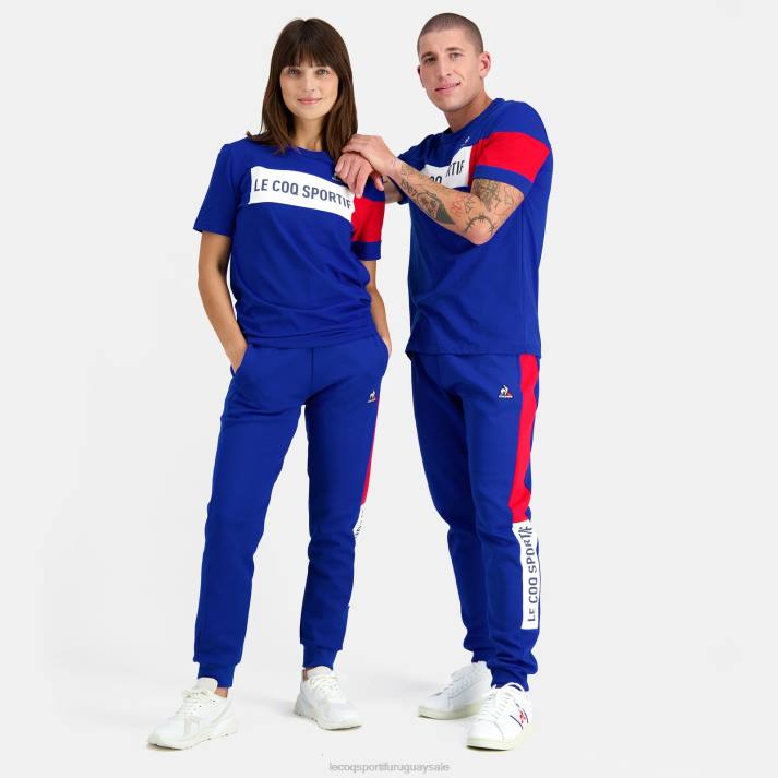 ropa XFVP457 hombres Le Coq Sportif camiseta azul