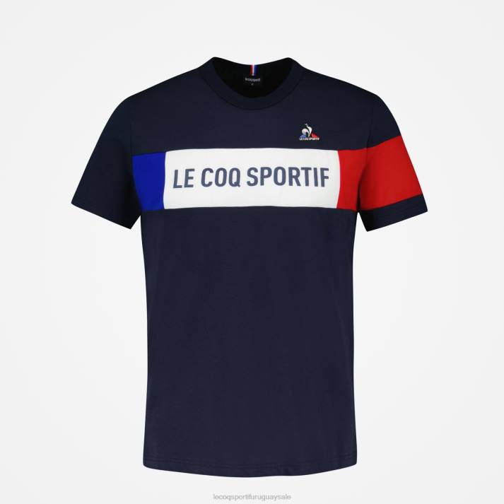 ropa XFVP458 hombres Le Coq Sportif camiseta azul