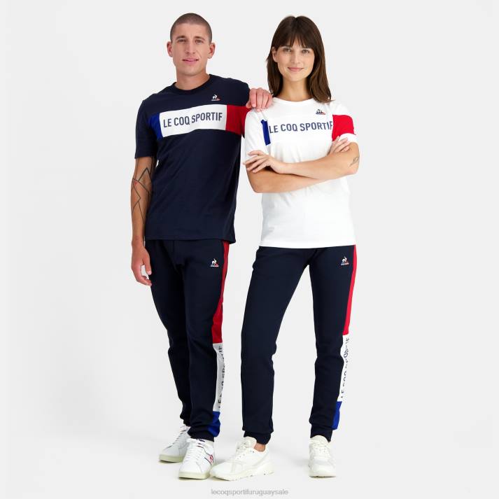 ropa XFVP458 hombres Le Coq Sportif camiseta azul