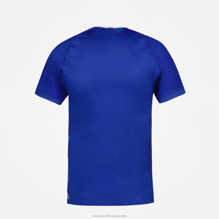 ropa XFVP475 hombres Le Coq Sportif replica camiseta rugby 7 - equipe de france azul