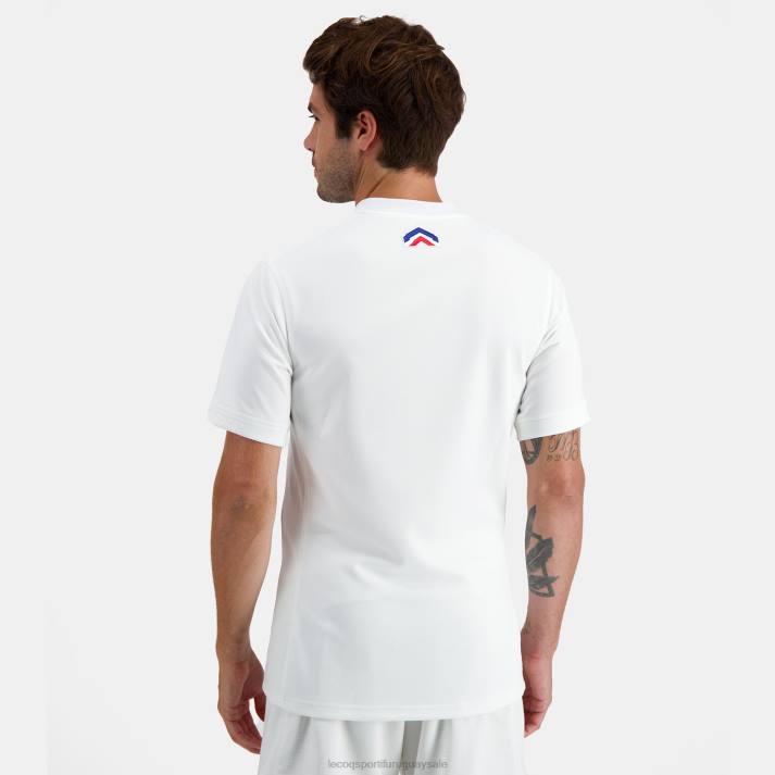 ropa XFVP476 hombres Le Coq Sportif camiseta blanca