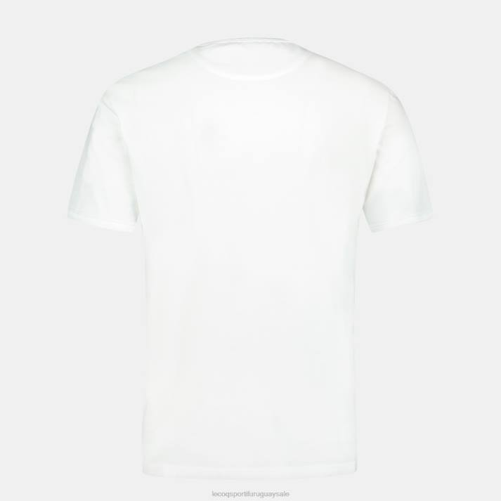 ropa XFVP486 hombres Le Coq Sportif camiseta blanca