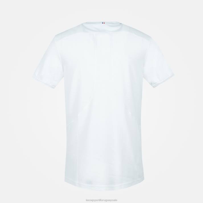 ropa XFVP492 hombres Le Coq Sportif camiseta blanca