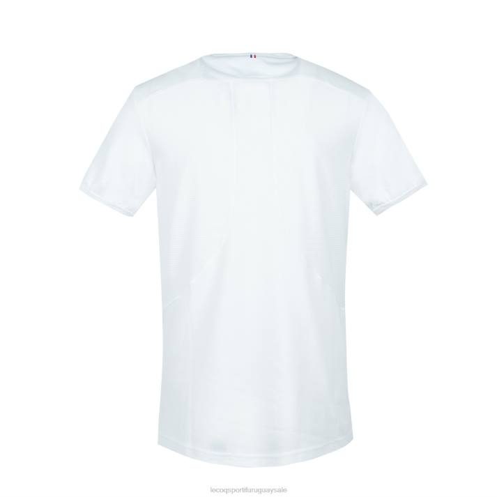 ropa XFVP492 hombres Le Coq Sportif camiseta blanca