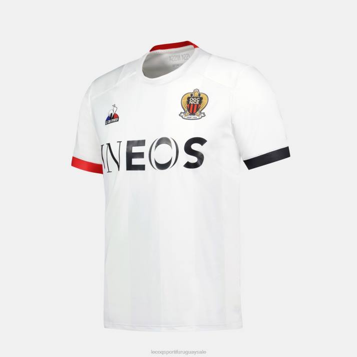 ropa XFVP697 hombres Le Coq Sportif camiseta blanca