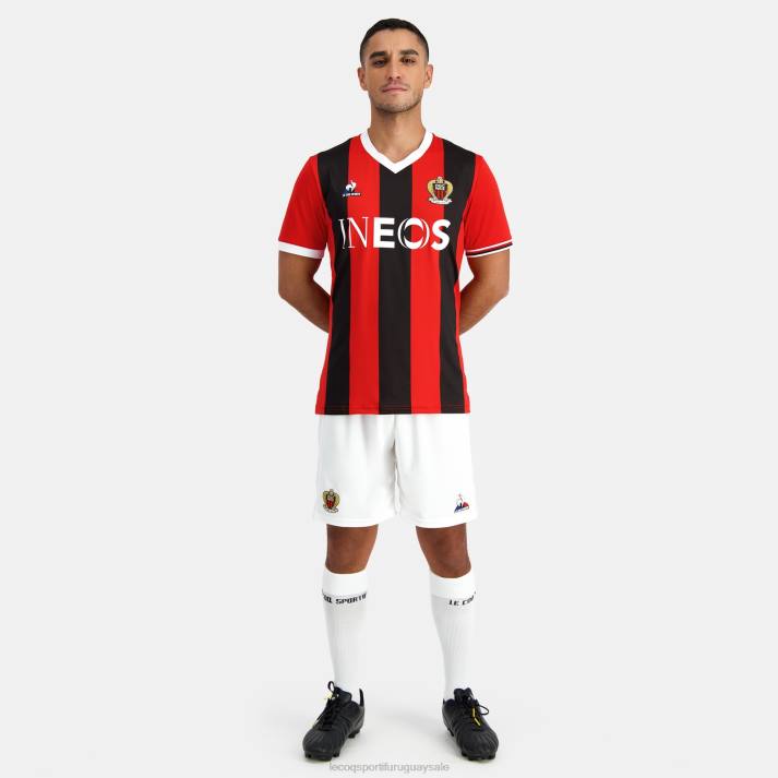 ropa XFVP703 hombres Le Coq Sportif camiseta roja