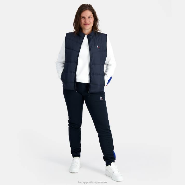 ropa XFVP118 hombres Le Coq Sportif chaqueta sin mangas unisex azul