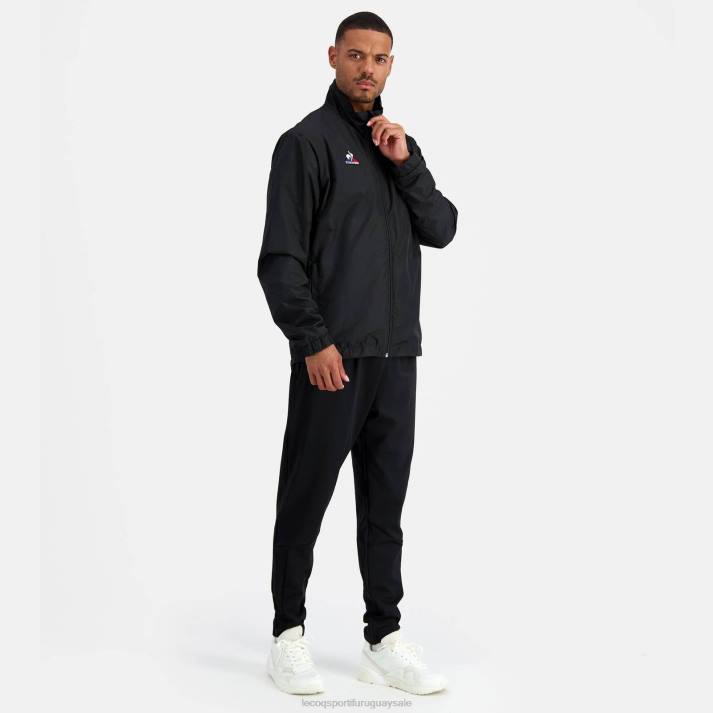 ropa XFVP120 hombres Le Coq Sportif chaqueta negra
