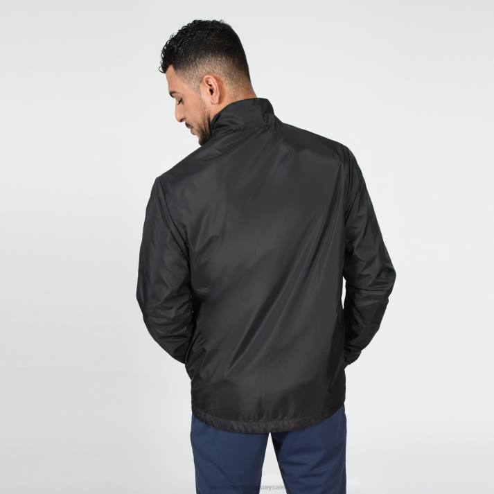 ropa XFVP120 hombres Le Coq Sportif chaqueta negra