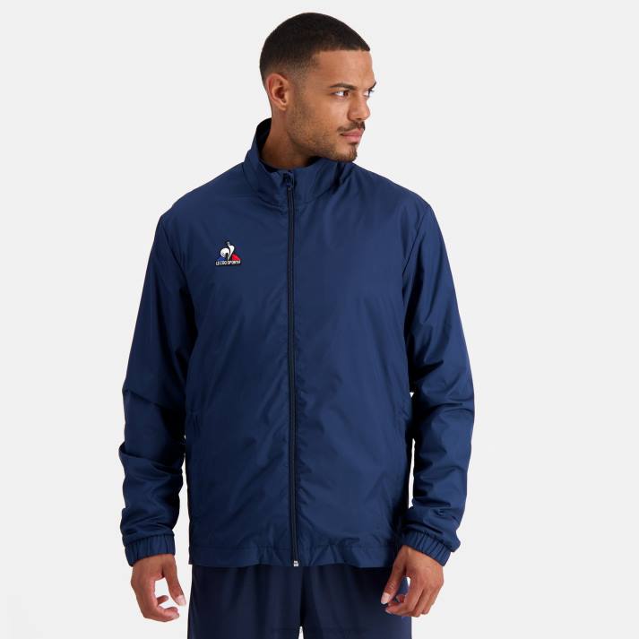 ropa XFVP121 hombres Le Coq Sportif chaqueta azul