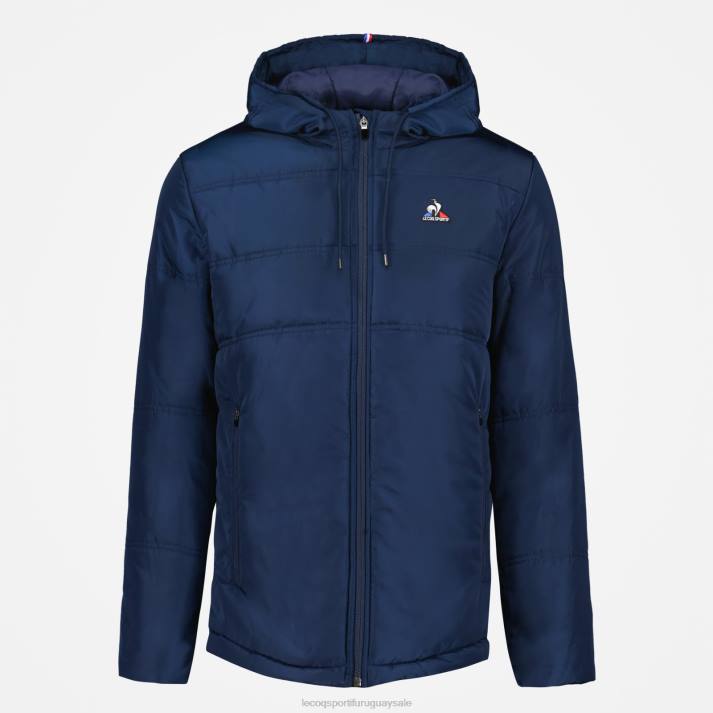 ropa XFVP482 hombres Le Coq Sportif chaqueta azul