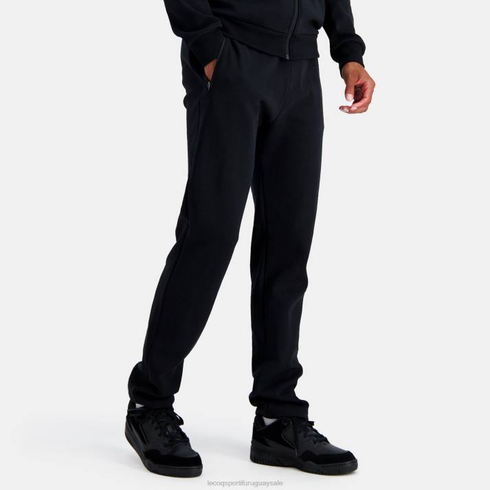 ropa XFVP100 hombres Le Coq Sportif pantalones de moda negro