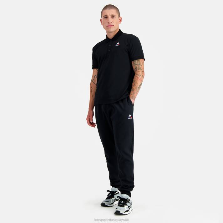 ropa XFVP108 hombres Le Coq Sportif pantalon negro