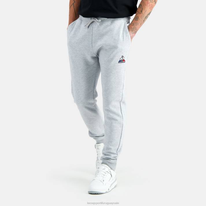 ropa XFVP110 hombres Le Coq Sportif pantalon gris