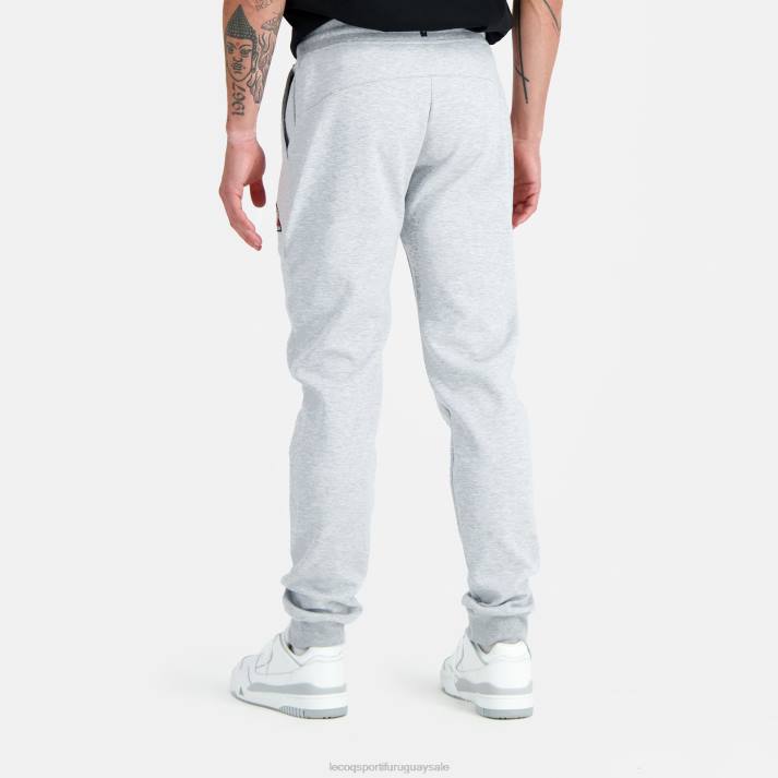 ropa XFVP110 hombres Le Coq Sportif pantalon gris