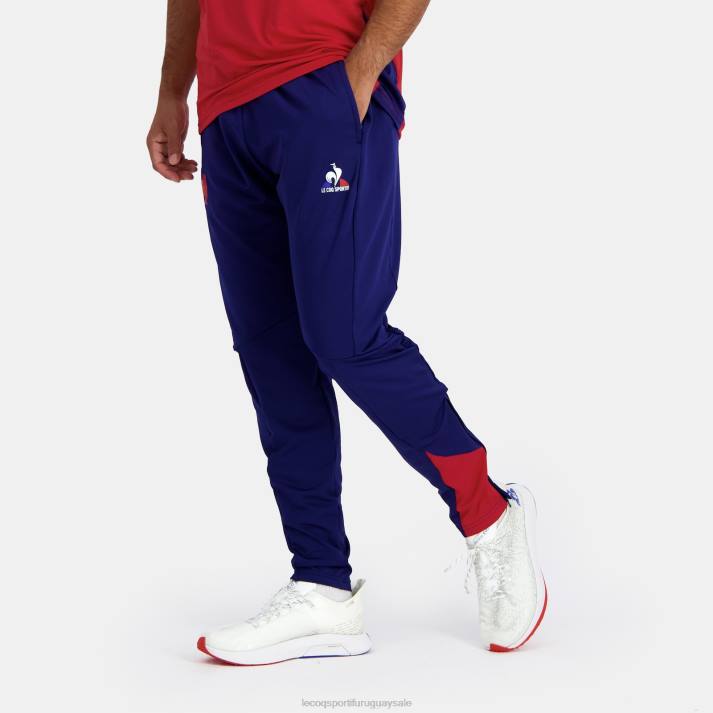 ropa XFVP96 hombres Le Coq Sportif pantalones de moda azul