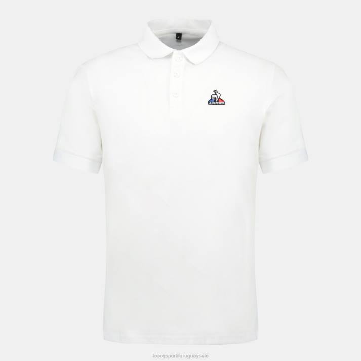 ropa XFVP124 hombres Le Coq Sportif polo blanco