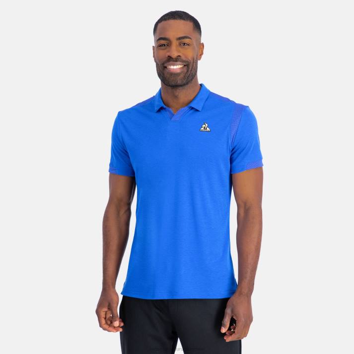 ropa XFVP131 hombres Le Coq Sportif polo azul