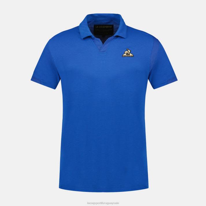ropa XFVP131 hombres Le Coq Sportif polo azul