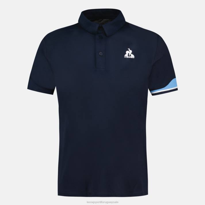 ropa XFVP132 hombres Le Coq Sportif polo azul