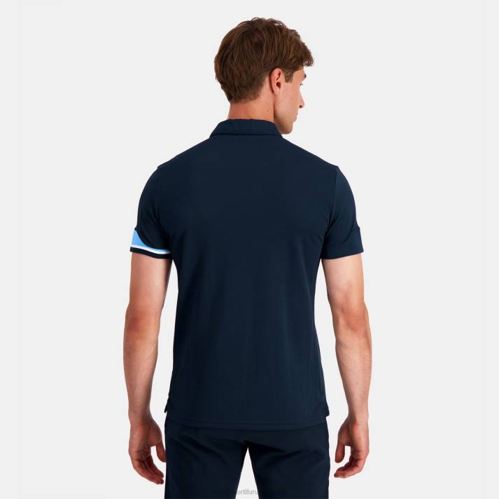 ropa XFVP132 hombres Le Coq Sportif polo azul