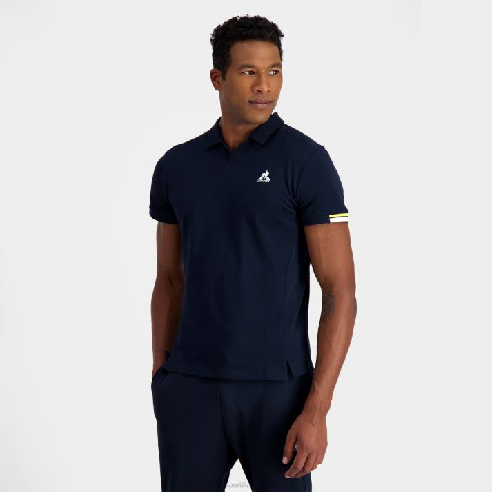 ropa XFVP133 hombres Le Coq Sportif polo azul
