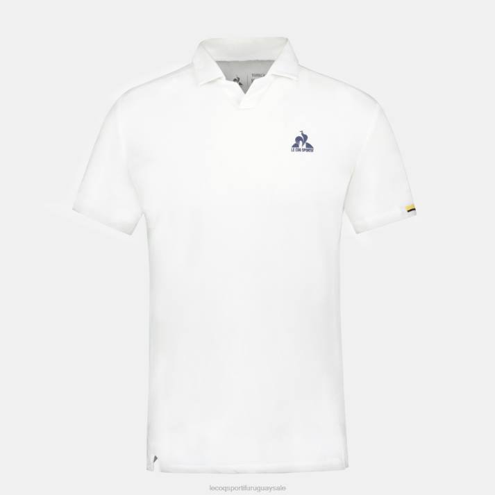 ropa XFVP134 hombres Le Coq Sportif polo blanco