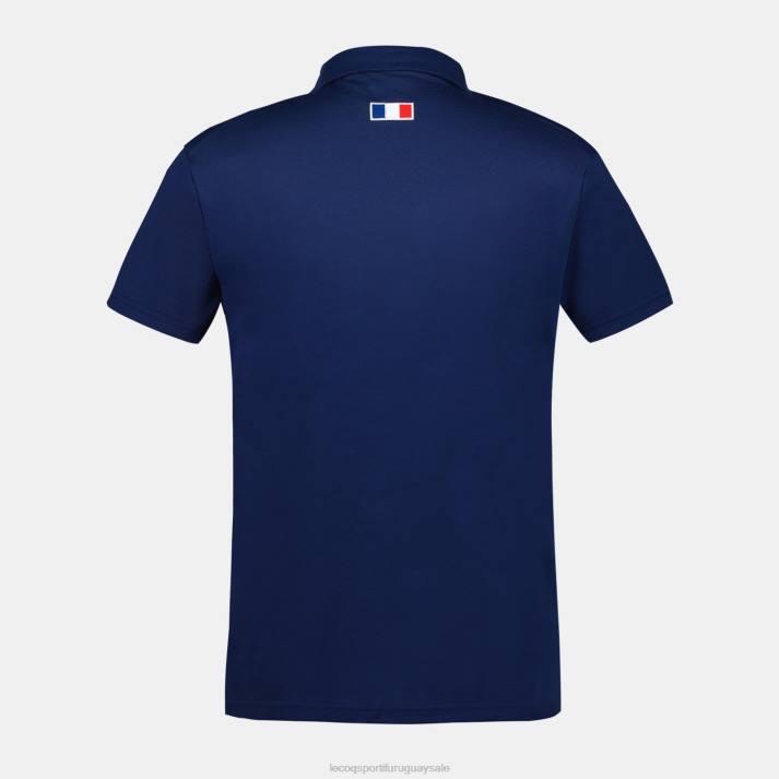 ropa XFVP138 hombres Le Coq Sportif polo azul