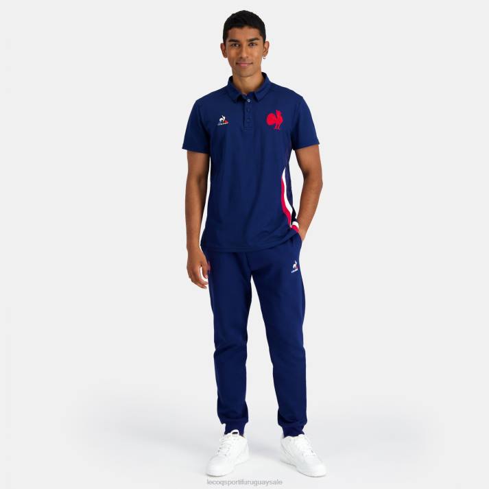 ropa XFVP138 hombres Le Coq Sportif polo azul