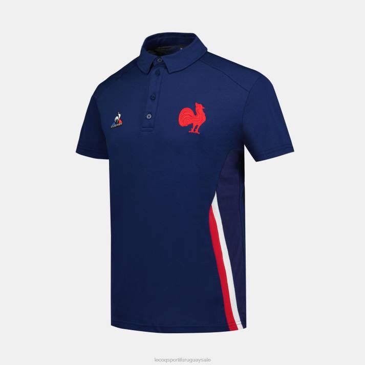 ropa XFVP138 hombres Le Coq Sportif polo azul