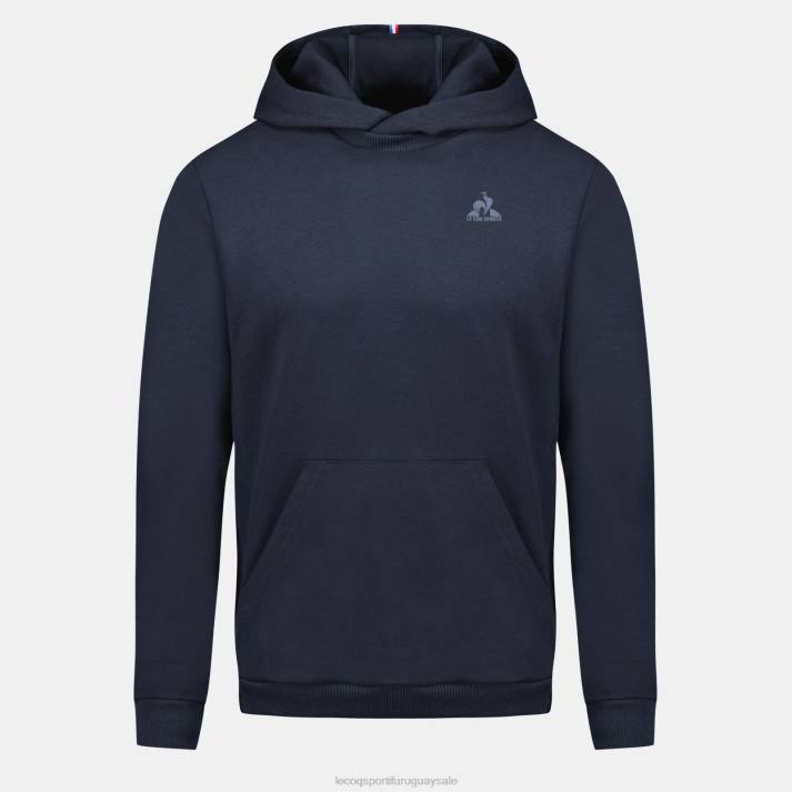ropa XFVP11 hombres Le Coq Sportif sudadera con capucha azul