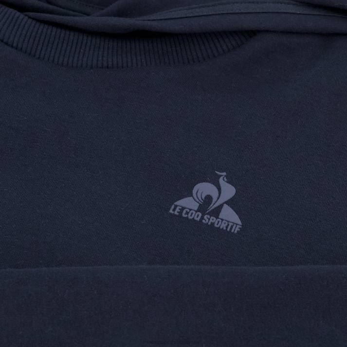ropa XFVP11 hombres Le Coq Sportif sudadera con capucha azul