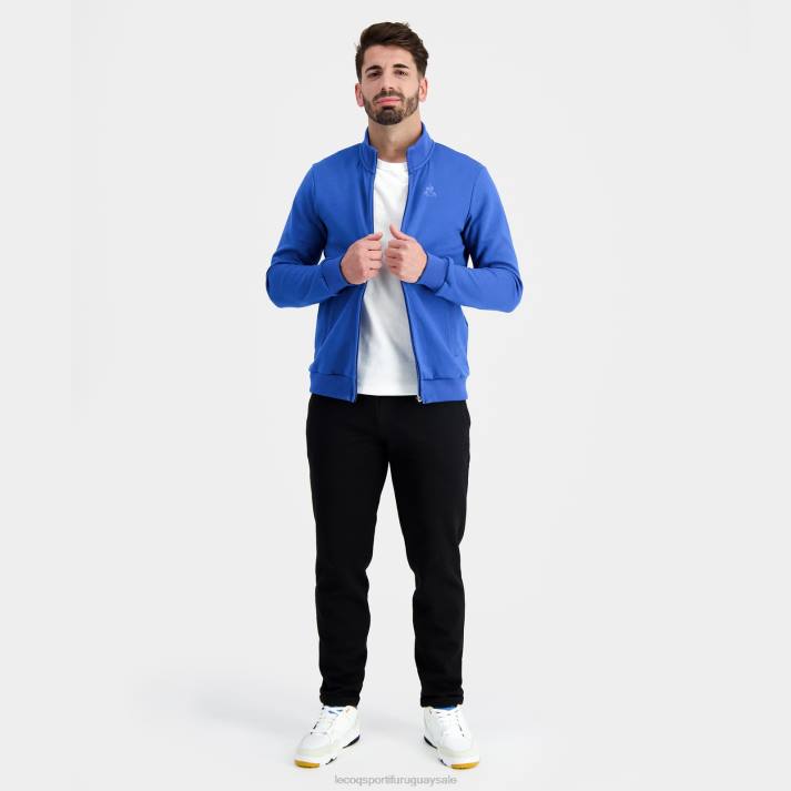 ropa XFVP12 hombres Le Coq Sportif sudadera con cremallera azul