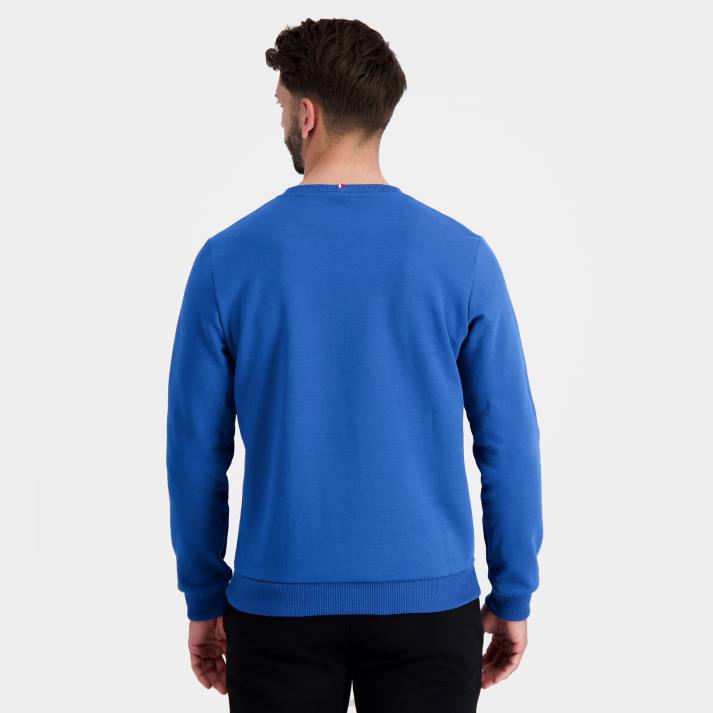 ropa XFVP13 hombres Le Coq Sportif sudadera azul