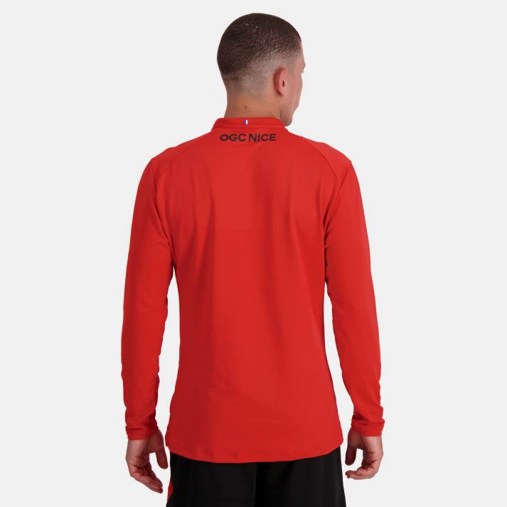 ropa XFVP16 hombres Le Coq Sportif sudadera roja