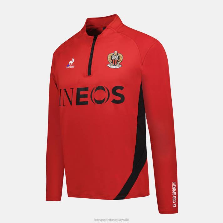 ropa XFVP16 hombres Le Coq Sportif sudadera roja