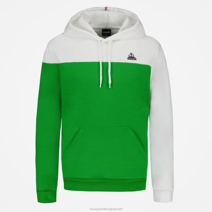 ropa XFVP17 hombres Le Coq Sportif sudadera con capucha verde