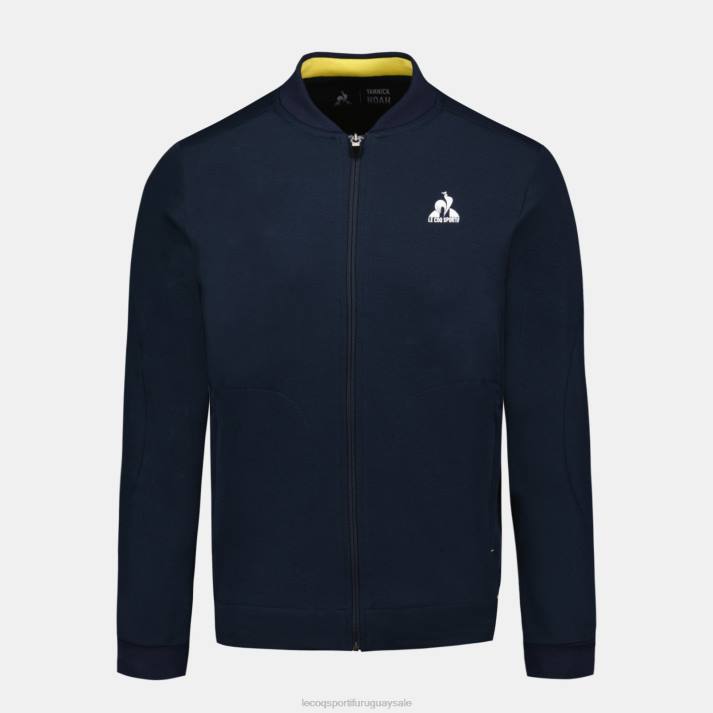 ropa XFVP19 hombres Le Coq Sportif sudadera con cremallera azul