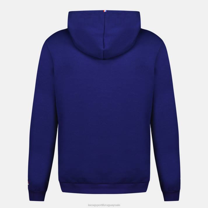 ropa XFVP27 hombres Le Coq Sportif Sudadera con capucha - France Rugby Blue