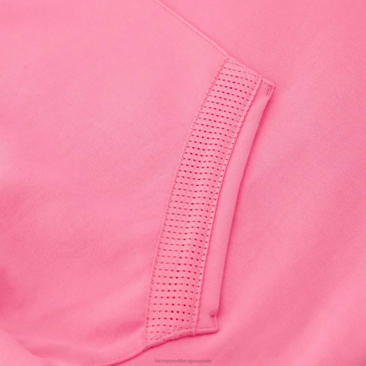 ropa XFVP30 hombres Le Coq Sportif sudadera con capucha rosa